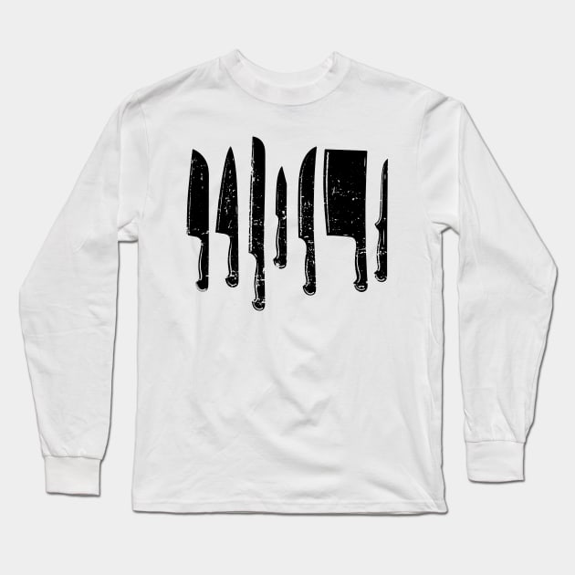 Knives Long Sleeve T-Shirt by Saulene